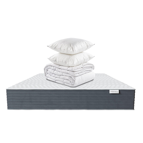 Matelas mémoire de forme 160x200 Memo supreme Hbedding + couette chaude 240x200cm + 2 oreillers 60x60cm