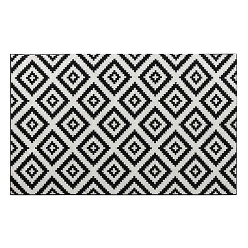 Tapis scandinave noir 120x160cm - Collection Best