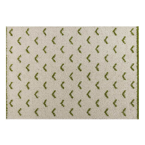 Tapis motifs shaggy vert 120x160cm - Collection James
