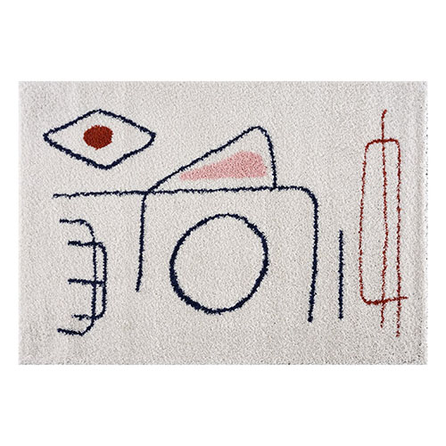 Tapis berbère Crème 120x170cm - Collection Edgar
