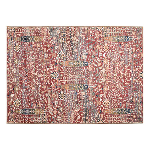 Tapis imprimé numérique rouge 160x230cm - Jacob