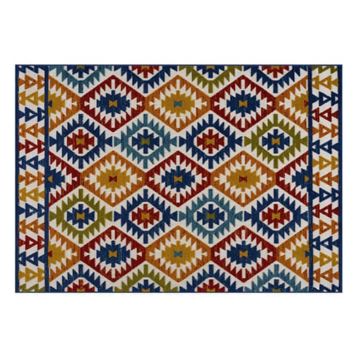 Tapis d'extérieur scandinave Multicolore 160x230cm - Collection Joe