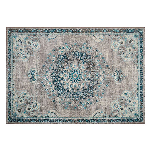 Tapis vintage Bleu 200x290cm - Collection Rhys