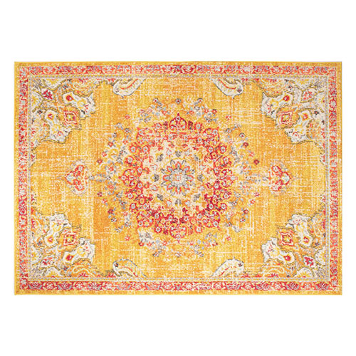 Tapis vintage Jaune 160x230cm - Collection Rhys