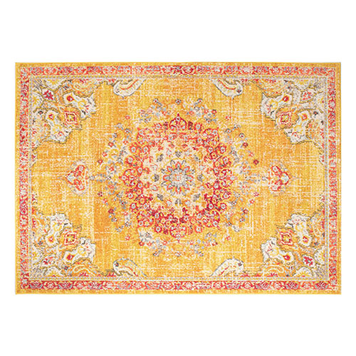 Tapis vintage Jaune 200x290cm - Collection Rhys