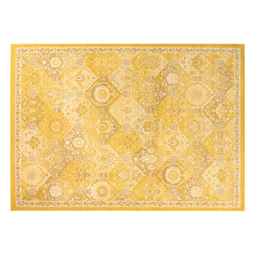 Tapis vintage Jaune 160x230cm - Collection Rhys