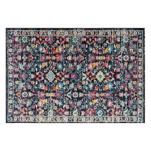 Tapis vintage Bleu 160x230cm - Collection Rhys