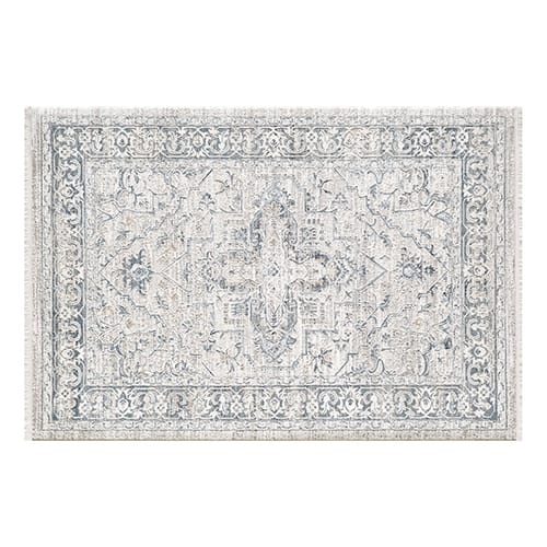 Tapis de couloir vintage bleu 80 x 150 cm - collection Summer