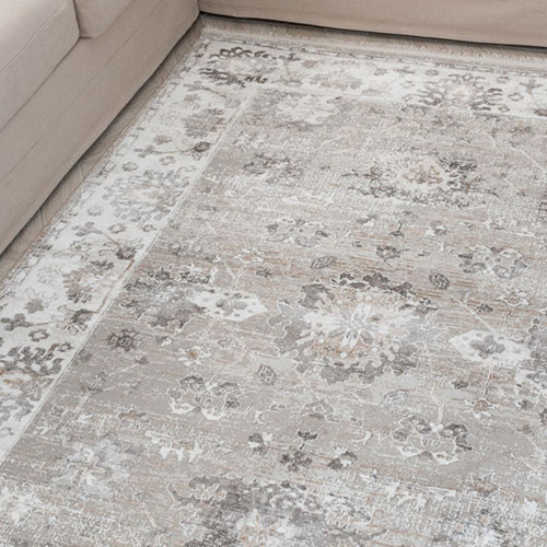 Tapis de couloir vintage beige 80 x 150 cm - collection Summer