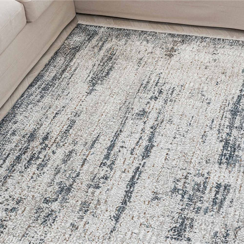 Tapis de couloir vintage bleu 80 x 150 cm - collection Summer