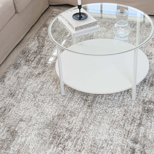 Tapis de couloir vintage beige 80 x 150 cm - collection Summer