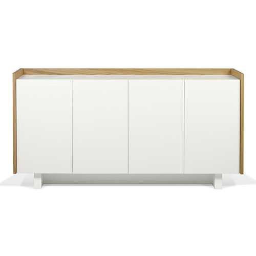 Buffet 4 portes blanc - Skin - Homifab