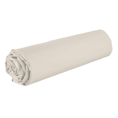 Drap Housse en coton - 160x200cm - Bonnet 30cm - Lin