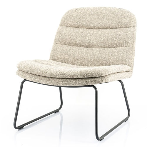 Fauteuil lounge beige - Bermo - By Boo