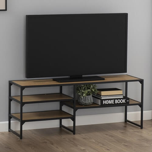 Meuble Tv industriel en bois et métal - Seaford