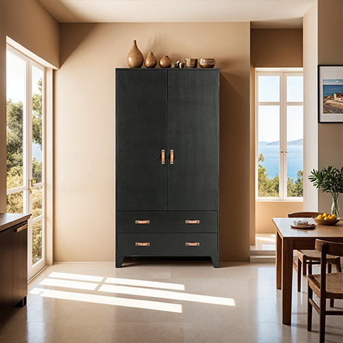 Armoire en bois noir - Dian