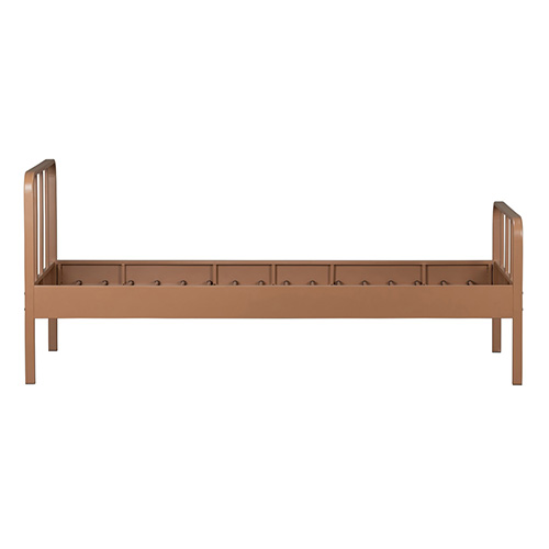 Lit enfant 90x200cm en métal brique - Mees - Woood