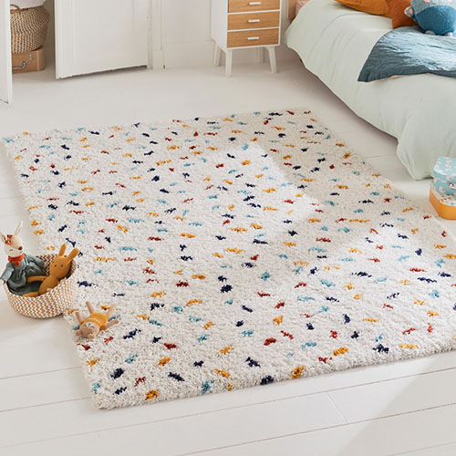 Tapis enfant bambi 120x170cm beige - Batya - Homifab