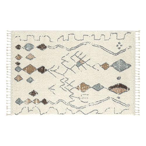Tapis berbère motifs crème 200 x 290 cm - Twist
