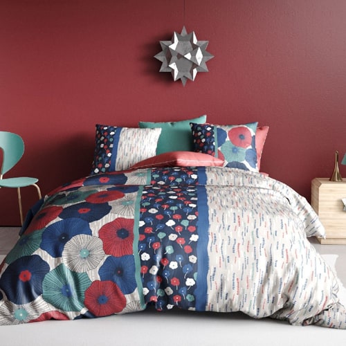 PARURE DE COUETTE 3PCS 220X240CM 100% COTON 57 FILS/CM2 - AGUEDA
