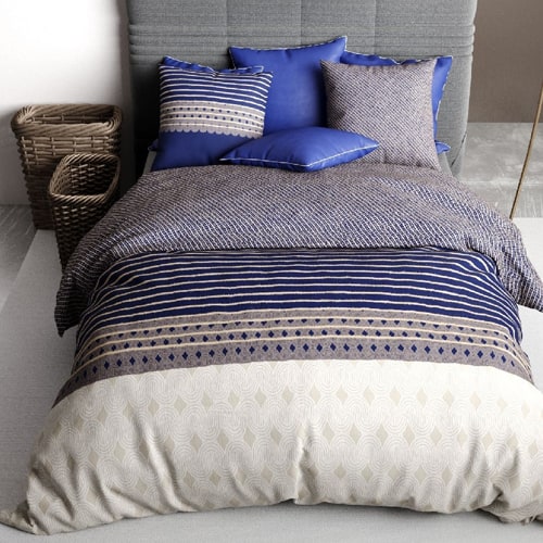 PARURE DE COUETTE 3PCS 220X240CM 100% COTON 71 FILS/CM2 - ROCH