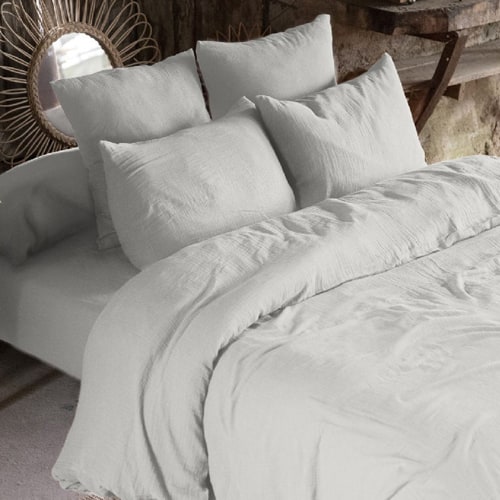 HOUSSE DE COUETTE 140x200CM 100% GAZE DE COTON NUAGE
