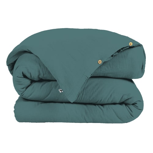 DRAP HOUSSE 140x190CM 100% GAZE DE COTON CANARD