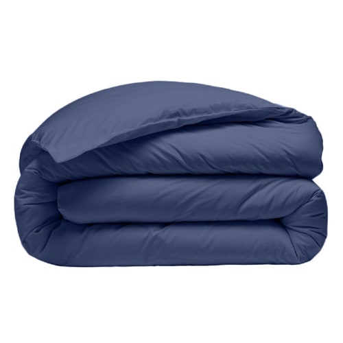 Drap housse 100% lin - Bonnet 40cm - 180x200cm - Bleu cobalt