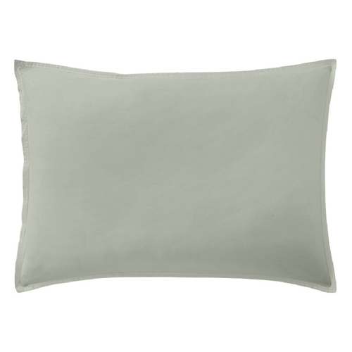 Lot de 2 taies d'oreillers 100% lin - 50x70cm - Celadon