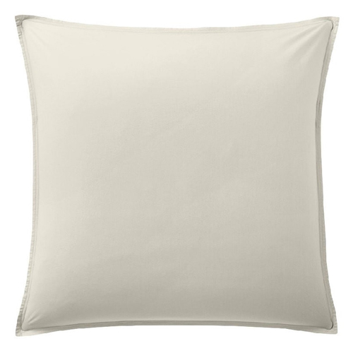 Lot de 2 taies d'oreillers 100% lin - 63x63cm - Sable