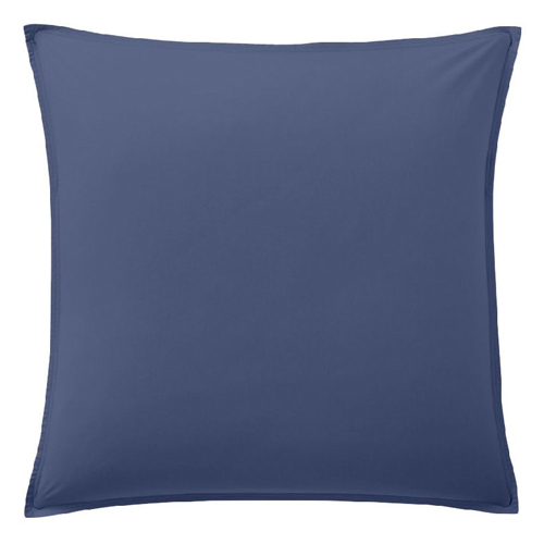 Lot de 2 taies d'oreillers 100% lin - 63x63cm - Bleu cobalt