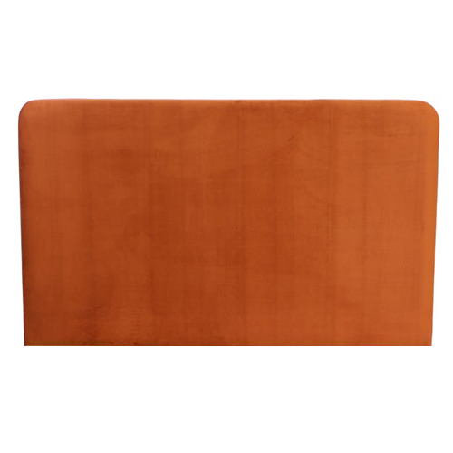 Tête de lit en velours rouille 140 cm - Enzo