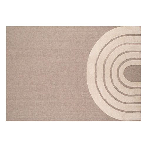 Tapis enfant arc-en-ciel beige 80x150 cm - Rainbow