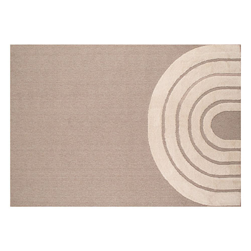 Tapis enfant arc-en-ciel beige 160x230 cm - Rainbow