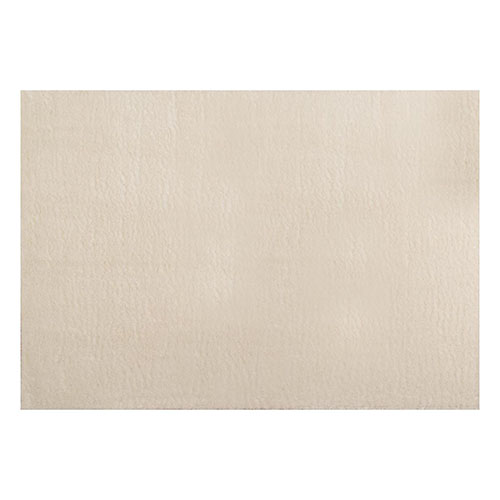 Tapis à poils longs uni blanc 67x180 cm - Oslo