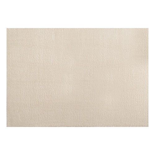 Tapis à poils longs uni blanc 80x150 cm - Oslo