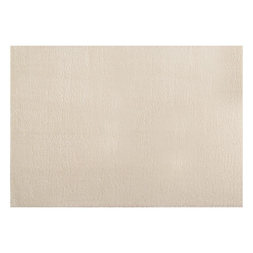 Tapis à poils longs uni blanc 120x160 cm - Oslo