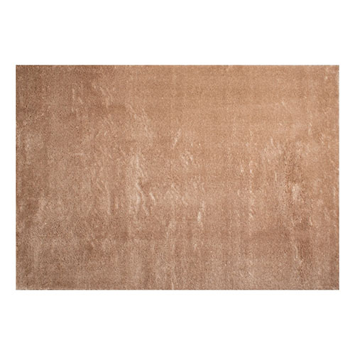 Tapis à poils longs uni beige 160x230 cm - Oslo