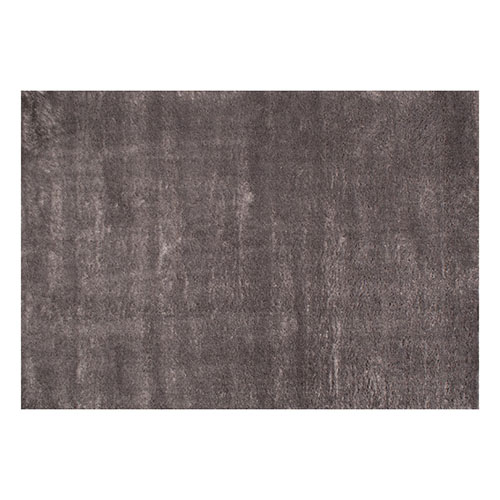 Tapis à poils longs uni gris 80x300 cm - Oslo