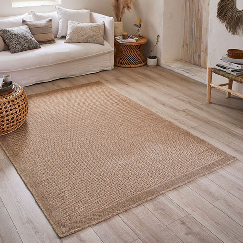 Tapis effet jute naturel 160x230 cm - Angeles