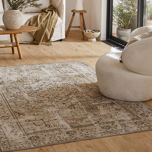 Tapis vintage beige 67x100 cm - Betty