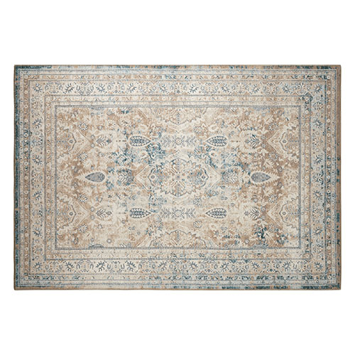 Tapis vintage bleu 67x200 cm - Abby