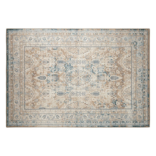 Tapis vintage bleu 200x290 cm - Abby