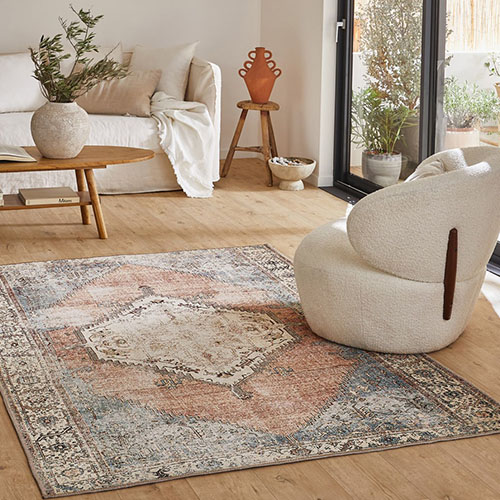 Tapis vintage multicolore 67x100 cm - Shelby
