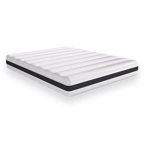 Ensemble matelas ressorts ensachés 160x200 + sommier à lattes - Mousse HR - Hygiospring