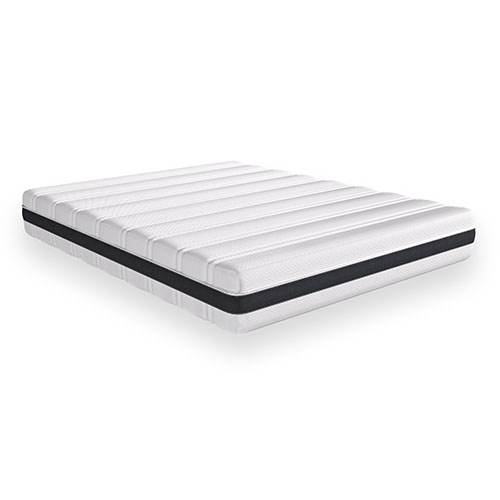 Matelas ressorts ensachés 160x200 Hygiospring – Mousse HR + sommier & couette et 2 coussins