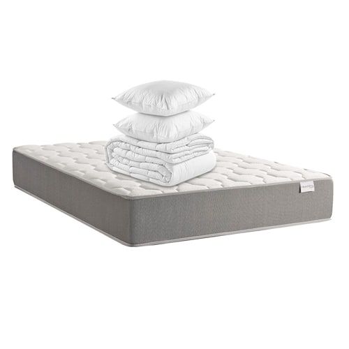 Matelas mémoire de forme Luna 180x200 – Mousse HR + couette + 2 oreillers