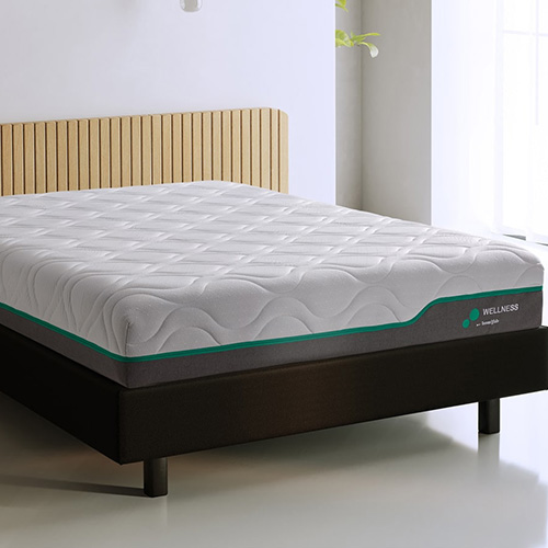Matelas mémoire de forme 140x190 Wellness Premium Hbedding - Mousse à effet mémoire de forme, latex, 25cm d'épaisseur