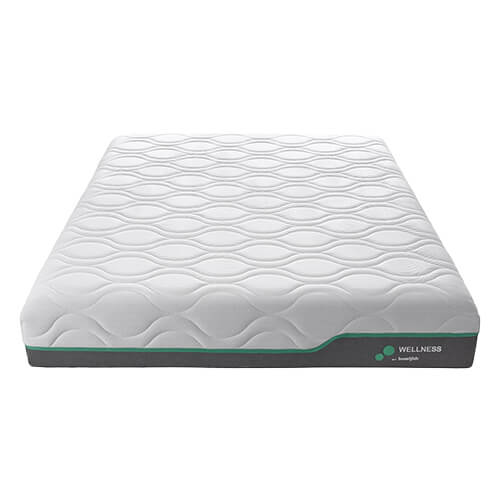 Matelas mémoire de forme 180x200 Wellness Premium Hbedding - Mousse à effet mémoire de forme, latex, 25cm d'épaisseur