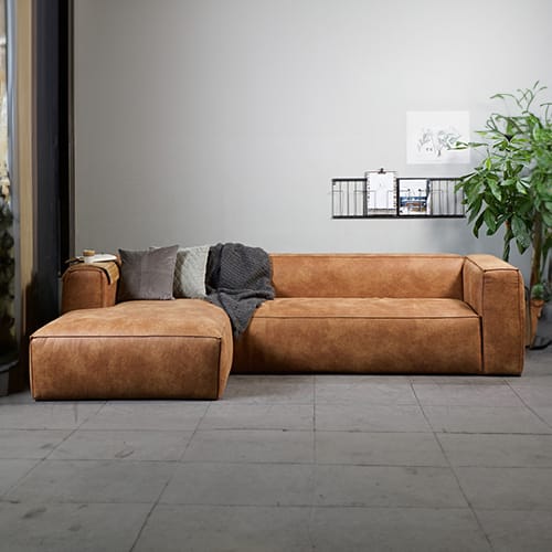 Bean Canape D Angle Gauche Cognac